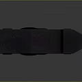 SOG Folding Knife With Black Handle Serrated Blade And Emblem Design