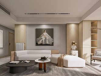 Modern living room without title 3d model