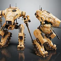 Modern Robot Warrior 3d model