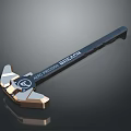 Tactical Axe With Auto Precision Breach and Sleek Modern Design 3d model