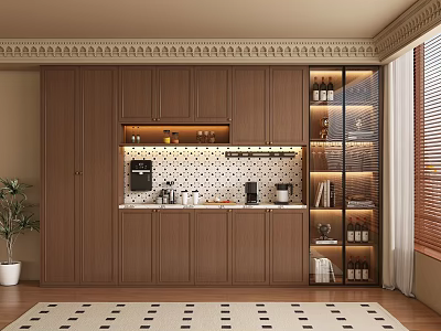 Antique Wine Cabinet 3d model