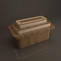 Modern Wooden Display Shelving Unit With Multi layer Storage For Retail Products