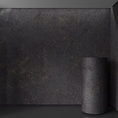 Dark Gray Textured Wall In Industrial Style With Cylindrical Decor 3d model Dark Gray Textured Wall In Industrial Style With Cylindrical Decor 3d model