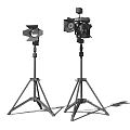 Professional LED Studio Lights on Tripod Stands for Phone Digital Photography