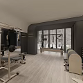 Modern Gym 3d model