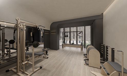 Modern Gym 3d model