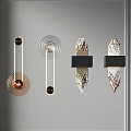 Elegant Modern Wall Sconces With Geometric Shapes Metallic Accents And Decorative Details