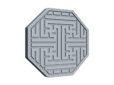 Outdoor floor tile 3d model