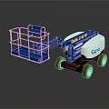 Genie Z45 Mobile Aerial Work Vehicle With Telescopic Boom And Basket Platform