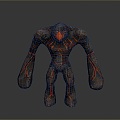 Watcher Rock Magic Stone Man Stone Man Monster Monster Cartoon Monster Cartoon Monster Animation Monster 3d model