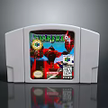 Retro White Nintendo 64 Star Fox 64 Game Cartridge Electronic Device