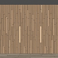 Modern wood veneer modeling background wall creative background wall decoration background wall modeling wall panel decorative wall panel 3d model