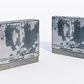 Industrial Equipment Metal Double Door Cabinets With Rustic Finish And Base Stand