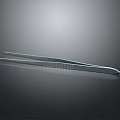forceps metal forceps surgical forceps tools 3d model