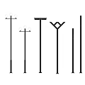 Modern Outdoor Lights Collection With Various Street Lamp Designs And Unique Pole Shapes