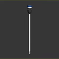 Commercial Equipment With Blue Top Black Connector And Silver Long Rod