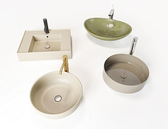 Modern wash basin wash basin wash basin wash basin counter basin 3d model