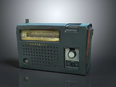 Vintage National Computer Device With Classic Design And Retro Features 3d model
