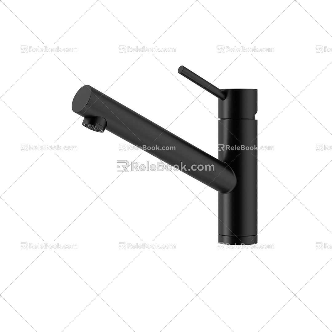 Modern kitchen faucet 3d model