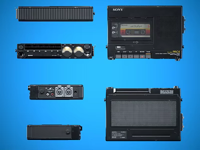 Modern Player Cassette Player 3d model