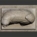 Detailed Traditional Stone Lion Statue Placed On Carved Multi tiered Pedestal