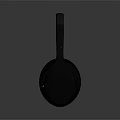 High Quality Black Over Ear Headphones with Plush Ear Cushions for Computer Users