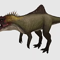 Dinosaur Tyrannosaurus rex Reptiles Ancient creatures carnivorous dinosaur Jurassic low face number low model simple model game film and television level super realistic 3d model