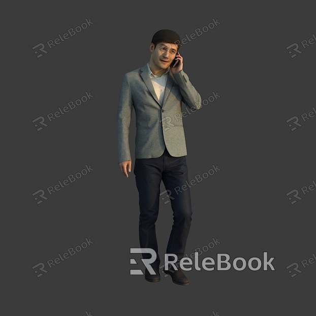 The man on the phone model