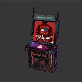 Modern game machine large game machine coin-operated game machine arcade 3d model