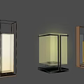 New Chinese Landscape Lamp 3d model
