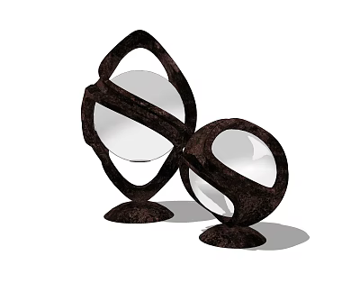 Special-shaped table lamp 3d model