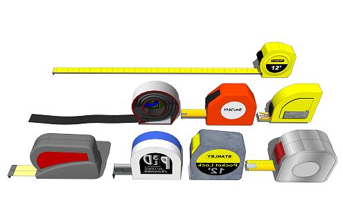 Modern Tape Measure 3d model