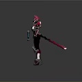 Modern robot mecha warrior sci-fi warrior sci-fi soldier robot armor 3d model