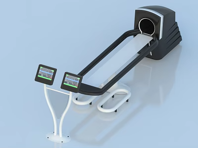 Modern return ball machine 3d model Modern return ball machine 3d model