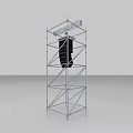 Industrial Scaffolding Metal Frame Equipment With Stable Multi Level Structure For Construction