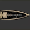 Modern Luxury Sailboat Design With Elegant Mast And Sail For Water Travel