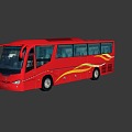 Modern Bus Bus Bus Bus Passenger Car Transportation Vehicle Car School Bus Tourist Car Passenger Car Sightseeing Car 3d model