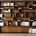 Modern development bookcase 3d model