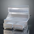 Stainless Steel Outdoor Grill Appliance With Grill Surface And Drawers For Modern Kitchen