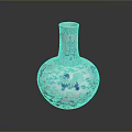Exquisite Sculpted Blue And White Porcelain Vase With Intricate Carving Patterns
