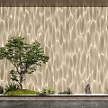 Water pattern lamp wall washing lamp decorative lamp landscape wall landscape sketch 3d model