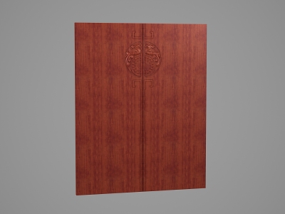 American door interior door 3d model