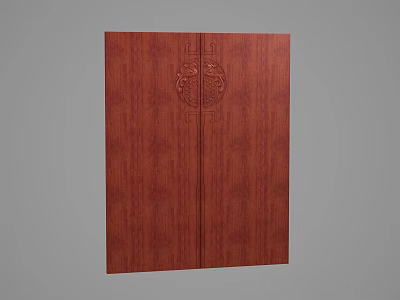 American door interior door 3d model