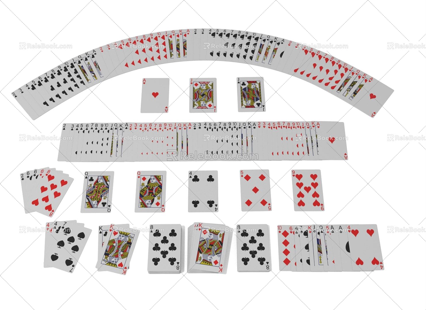 Modern Poker 3d model