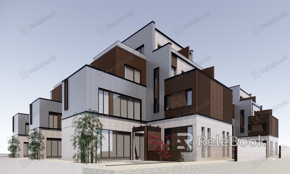 Minimalist Townhouse Modern Townhouse model