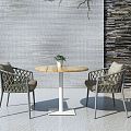 Modern outdoor tables and chairs 3d model