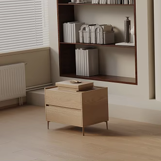 Modern bedside table 3d model