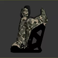 Camouflage Pattern Backpack For Daily Use With Comfortable Straps And Durable Design