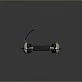Over Ear Wired Headphones With Green And Black Design Comfortable Ear Cushions For Audio