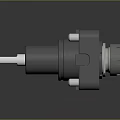 Precision Metal Hardware Tool With Bolt Holes And Connector Shaft For Industrial Use